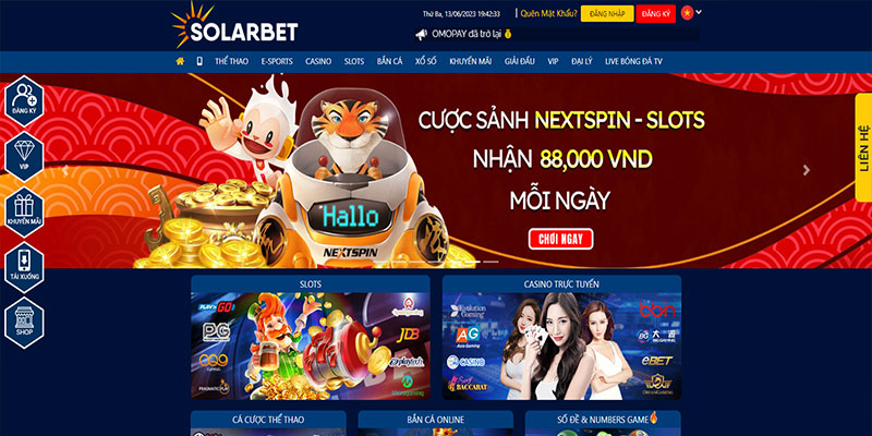 Các chương trình khuyến mãi của nhà cái SOLARBET