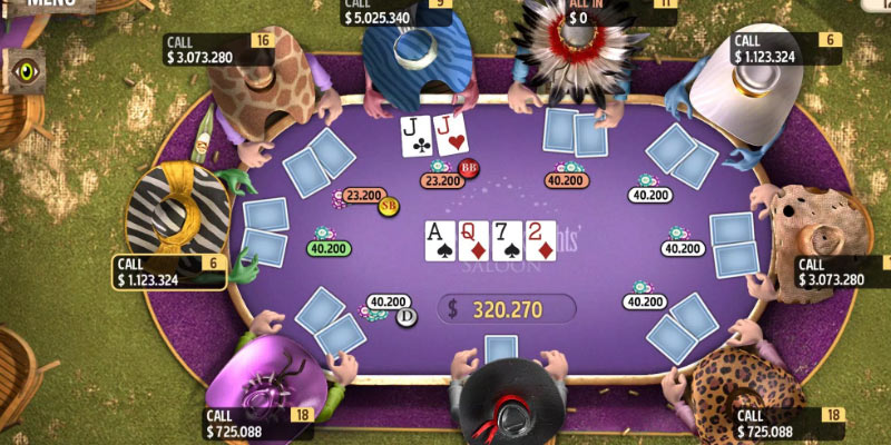 Quy tắc chơi trong cách chơi Poker 2 lá