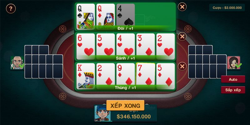 Hướng dẫn cách chơi Poker Mậu Binh cơ bản 