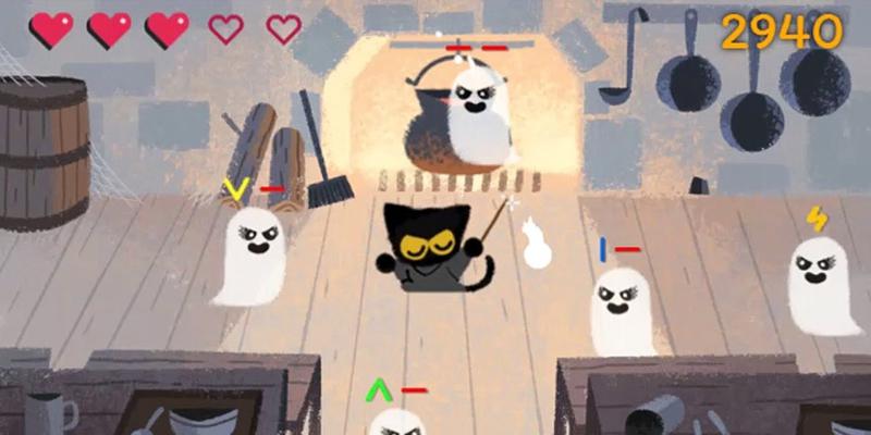 Magic Cat Academy Doodle - Phép thuật huyền bí trên bàn phím 