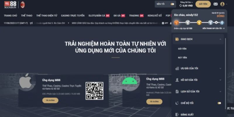 App m88 download sẽ luôn luôn trên thiết bị 